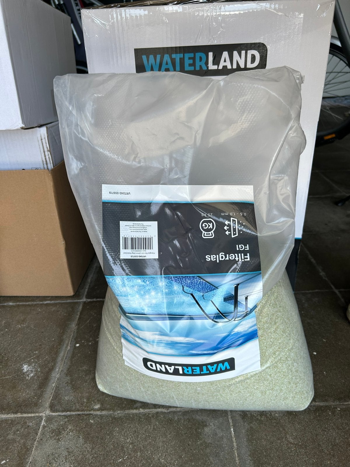 25kg filterglas waterland, Tuin en Terras, Ophalen, Nieuw, Filter