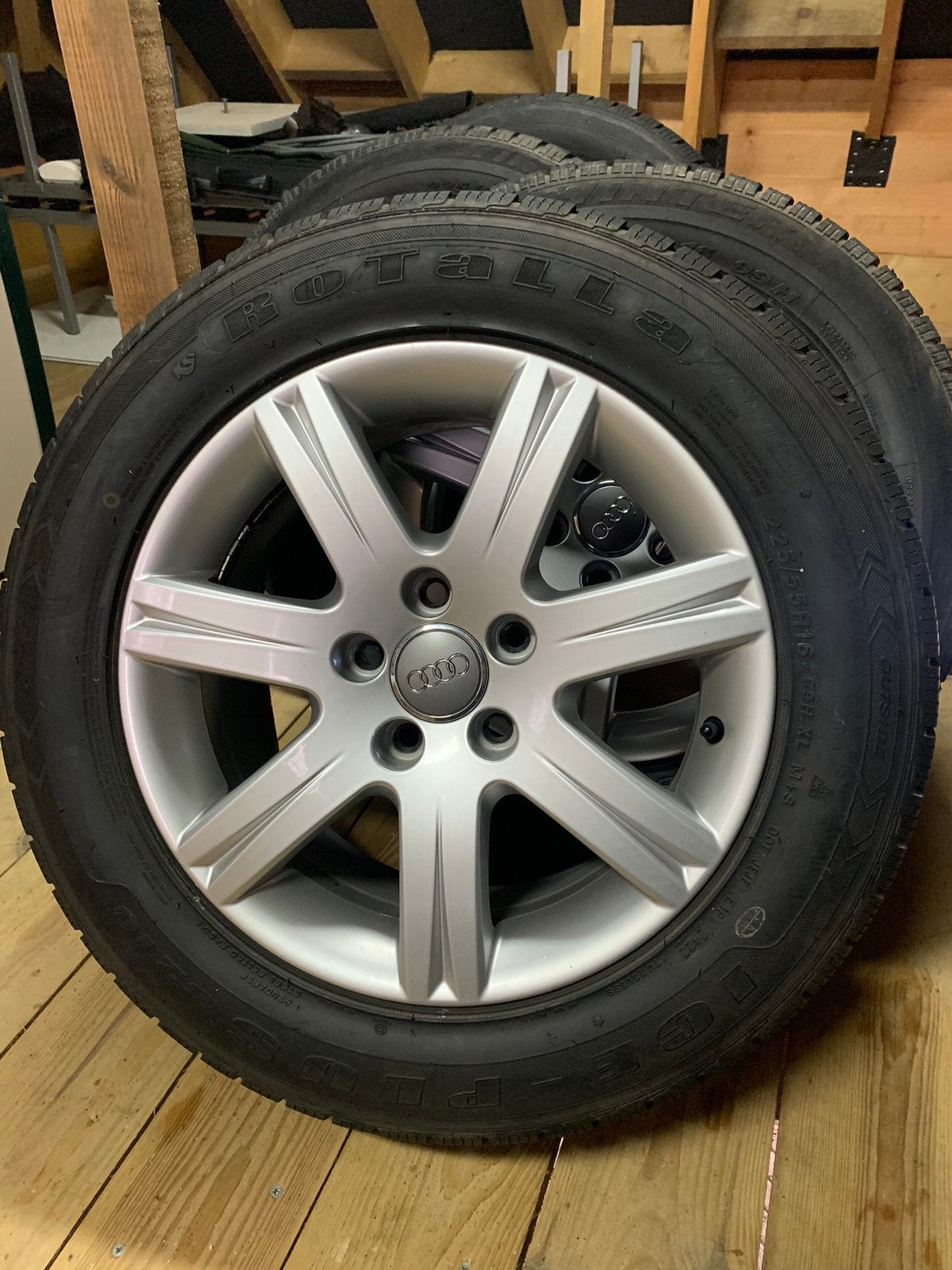 Te koop winterbanden van Audi A6, Auto-onderdelen, Ophalen, Winterbanden