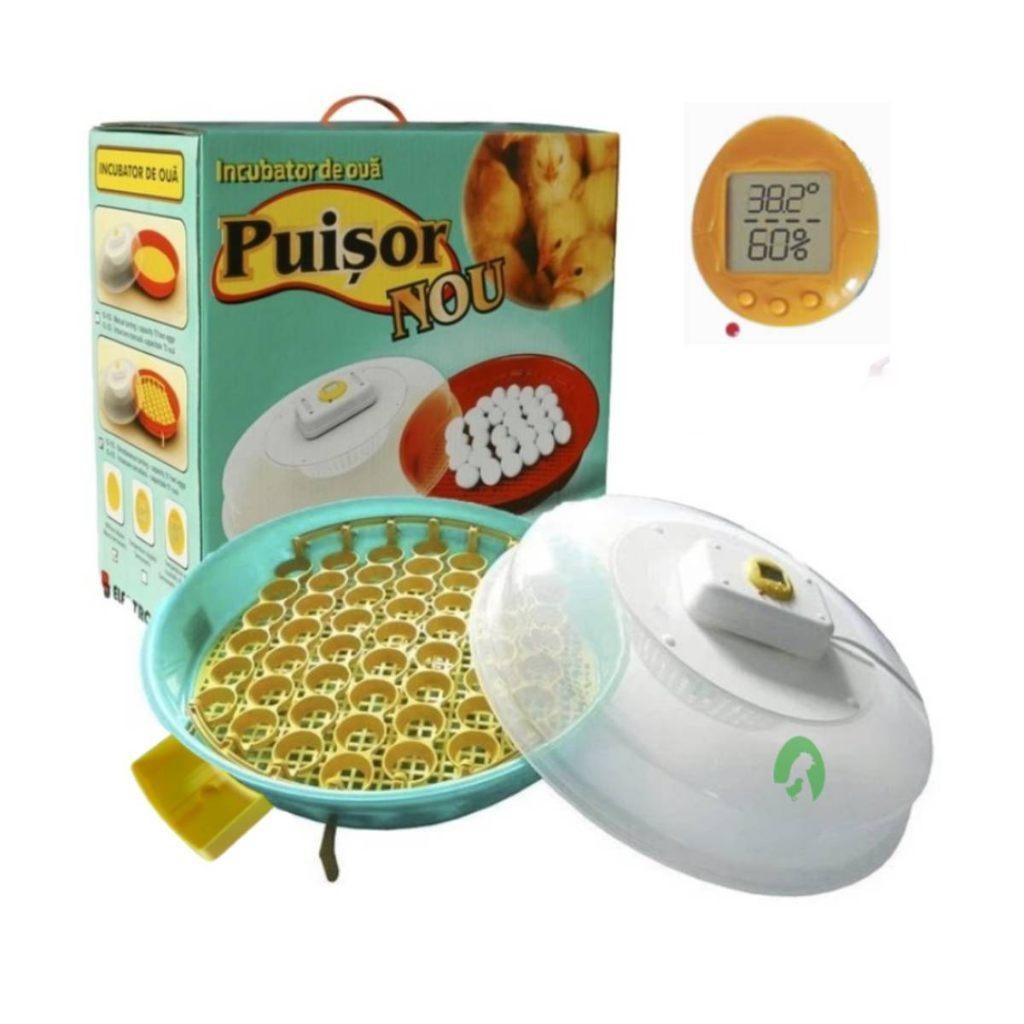 Puisor 103TH broedmachine met keersleutel V2.0 + Eitjes, Dieren en Toebehoren, Pluimvee | Toebehoren, Nieuw, Broedmachine, Verzenden
