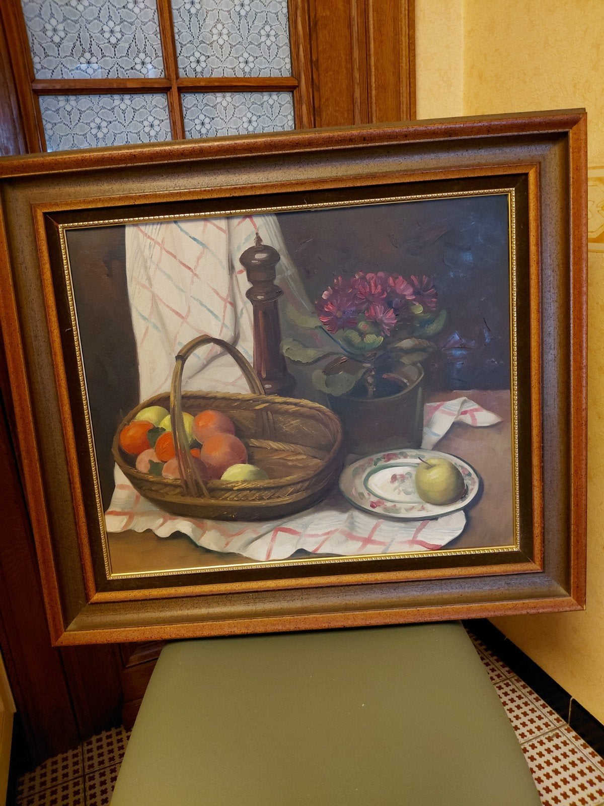 olieverfschilderij op doek - stilleven, Ophalen, Stilleven