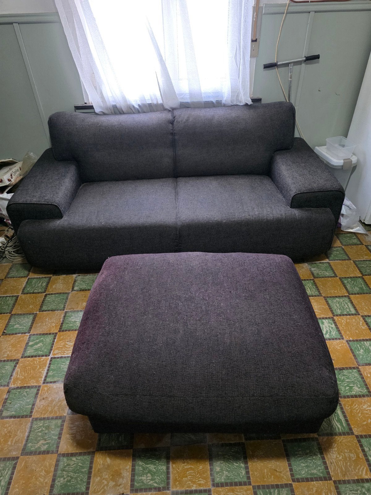 zetel en poef, Huis en Inrichting, Ophalen
