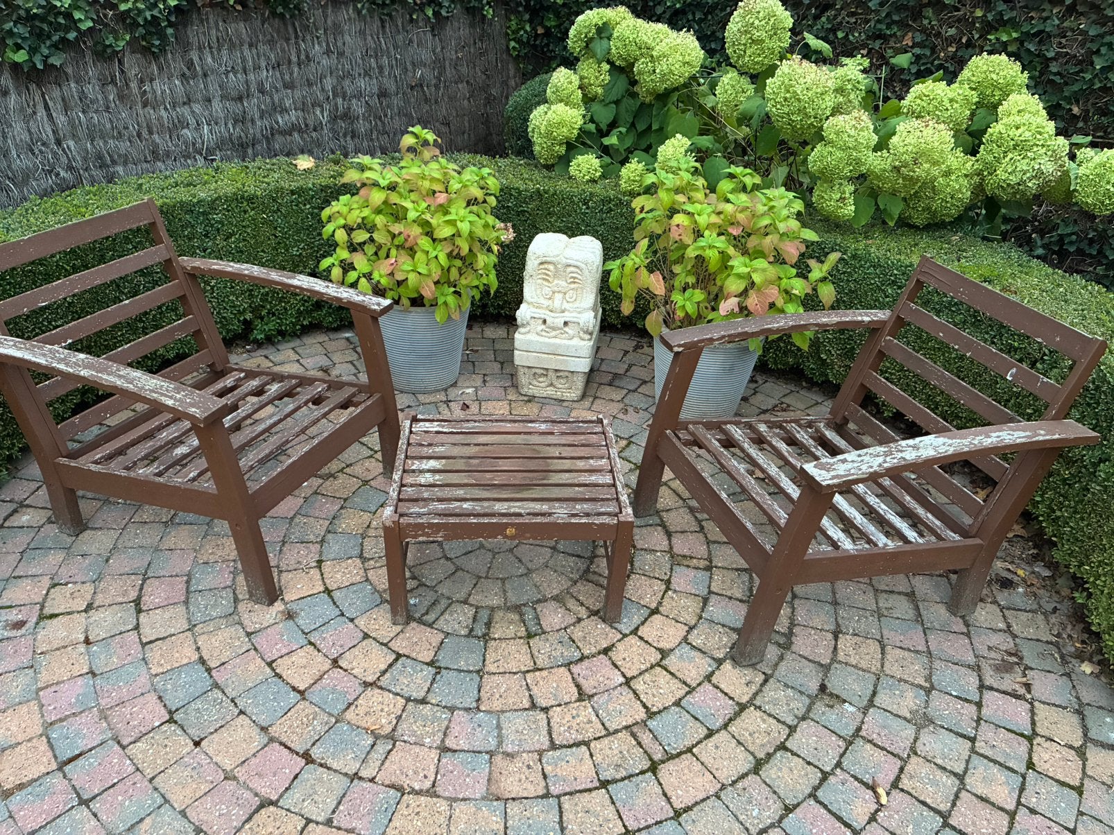 Loungeset, Enlèvement, Utilisé, Bois, Sets de jardin