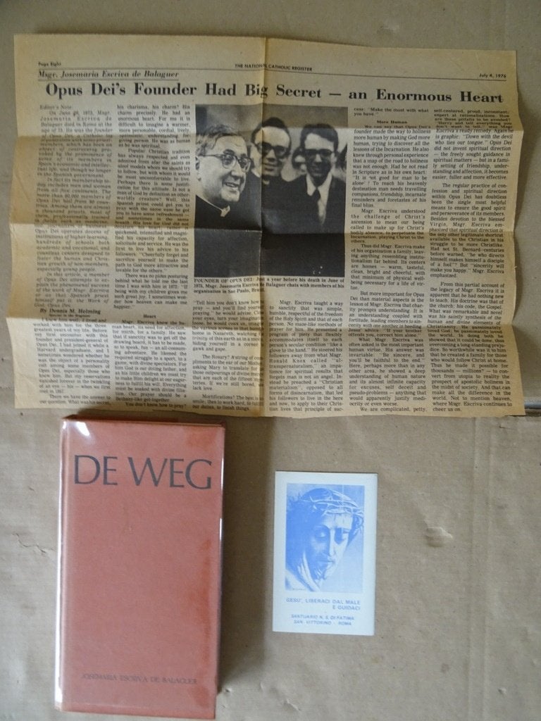 Josemaria Escrivà de Balaguer De weg 1e druk 1979 Ongelezen, Josemaria Escrivà de Balaguer, Christendom | Katholiek, Ophalen of Verzenden