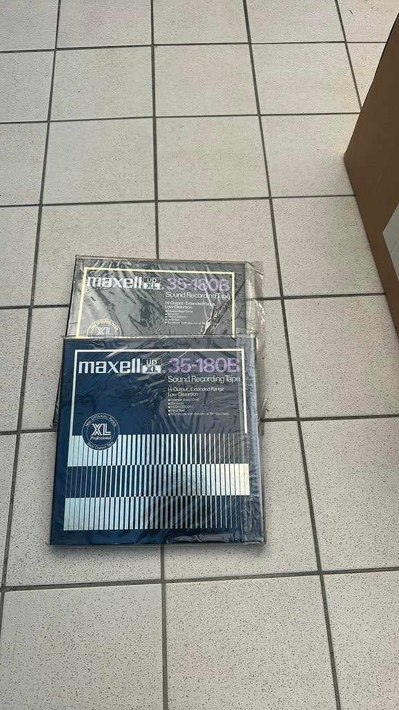 Maxell spoelen gesealed, Audio, Tv en Foto, Ophalen of Verzenden, Bandrecorder, Met banden