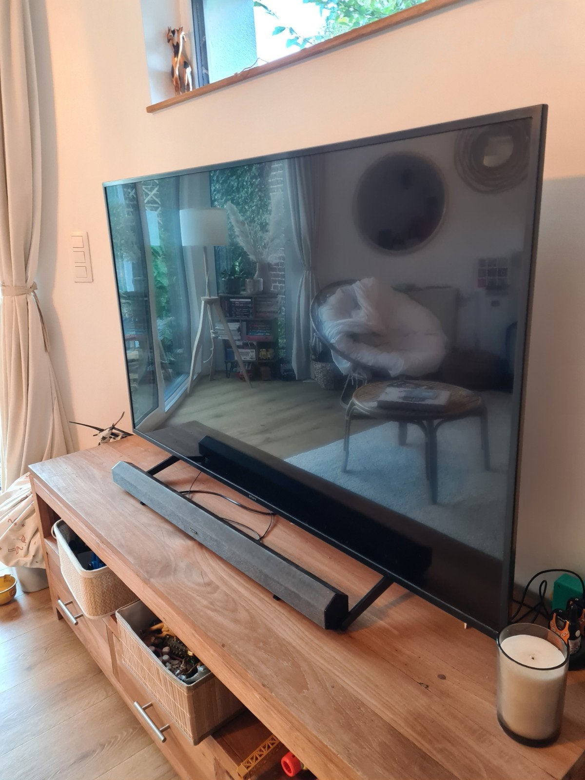 smart TV 4K Sony Bravia 65" (164 cm) – Modèle KD-65X7055, LED, Enlèvement ou Envoi, 50 Hz, Comme neuf