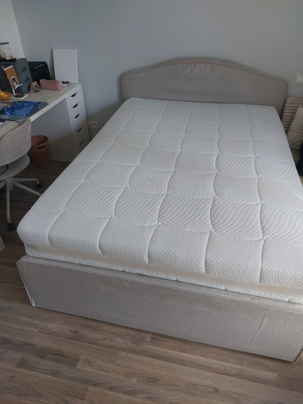 Lit pour 2 personnes avec matelas, Maison & Meubles, Enlèvement