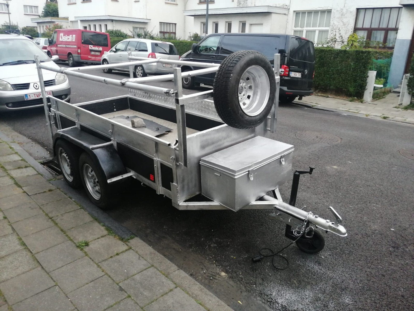 Remorque double essieux en bon état, Auto diversen, Aanhangers en Bagagewagens
