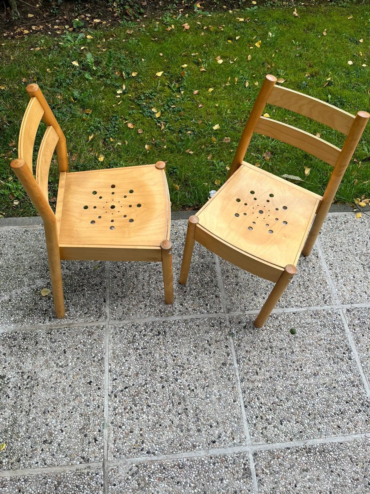 2 Chaises scandinaves vintage, Huis en Inrichting, Ophalen, Gebruikt, Twee, Bruin