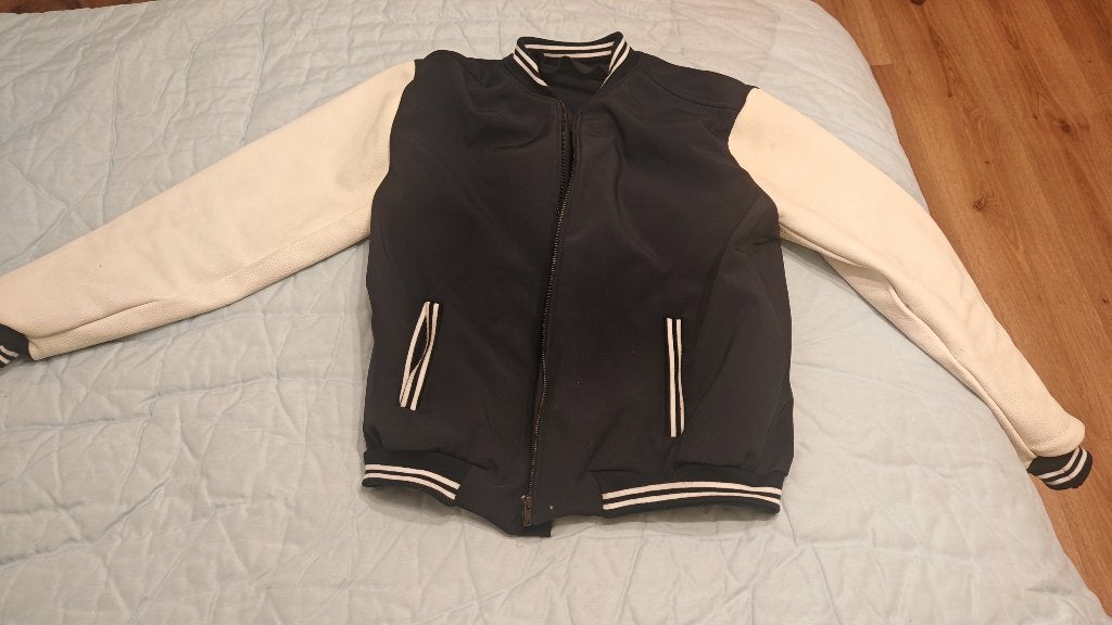 Veste teddy homme faite main, Neuf, Sans marque, Enlèvement ou Envoi, Bleu