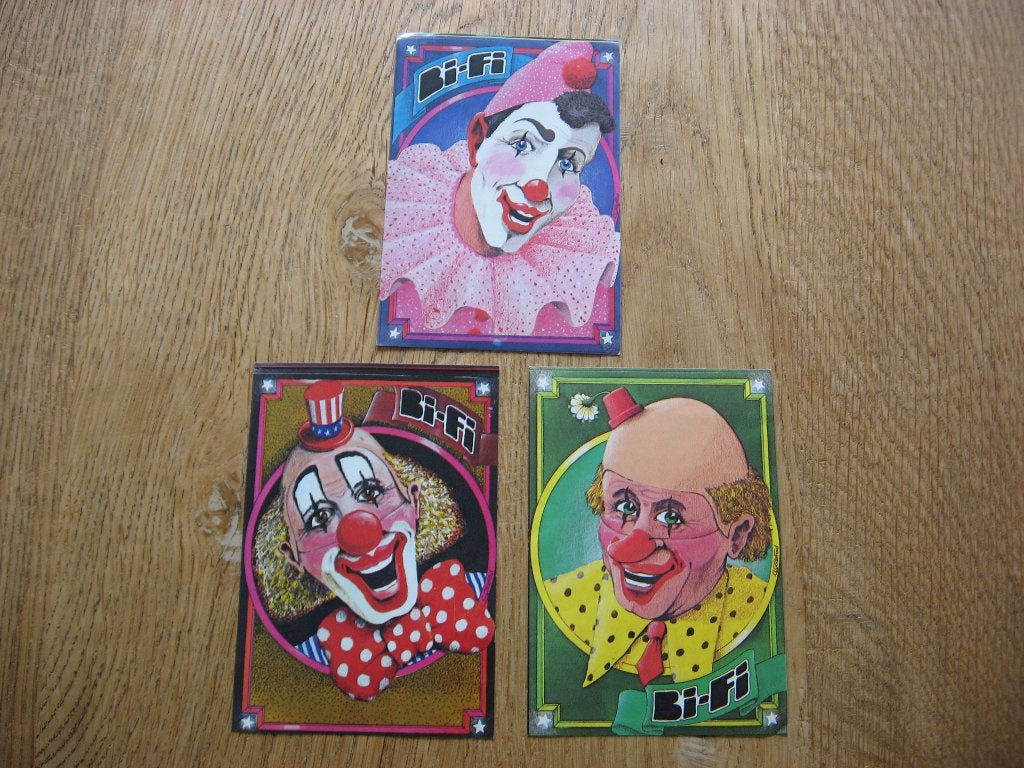 Vintage Stickers Bi-Fi, Collections, Enlèvement ou Envoi, Neuf, Autres types