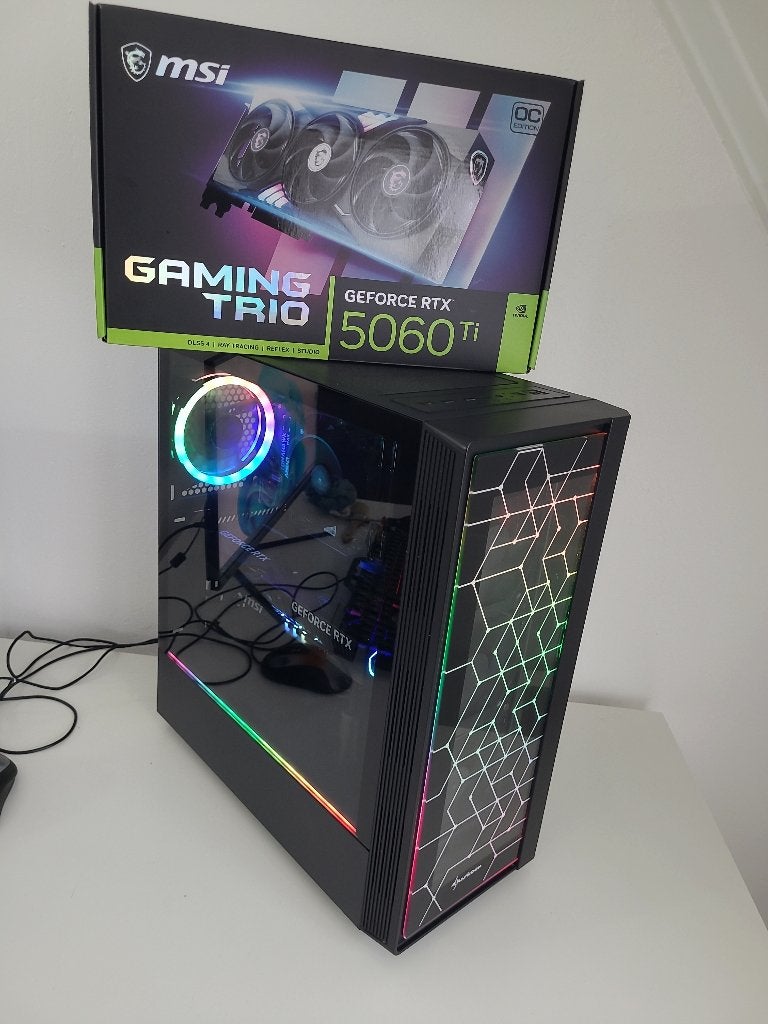 ☑️  Gaming PC, Ryzen - RTX 5060 Ti - 32 GB RAM - SSD ☑️, Ophalen, 32 GB, AMD Ryzen 5, Zo goed als nieuw