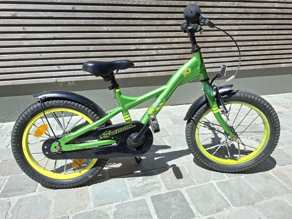 S'cool 16 inch fiets, Fietsen en Brommers, Ophalen, Terugtraprem, S'cool, 16 tot 20 inch