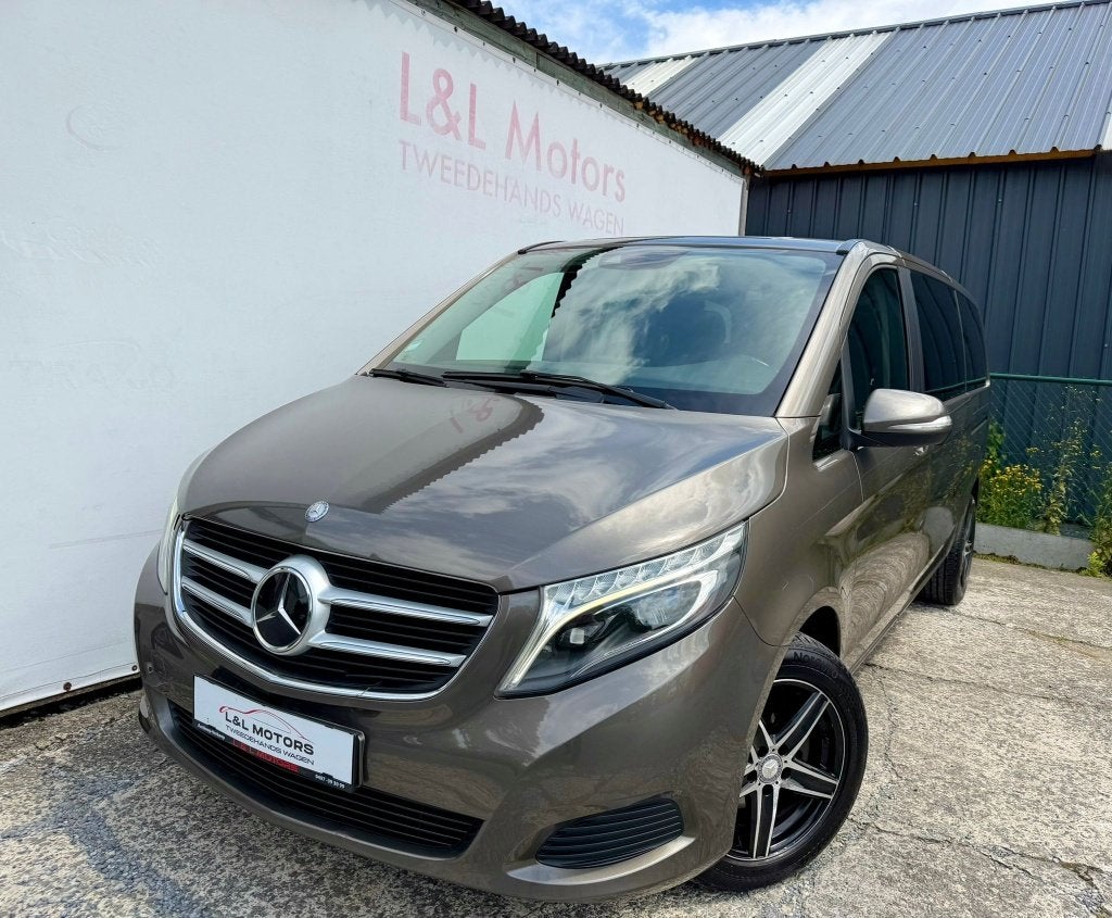 Mercedes V250d 190pk LWB*5Plaats Lichte Vracht*Utilitaire*, Auto's, Euro 6, 4 cilinders, Bruin, Bedrijf