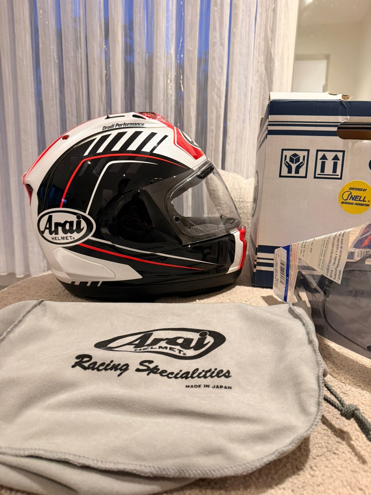 Arai RX-7V “Rea”, maat L nieuw in Doos, Motoren, Ophalen of Verzenden, L, Arai