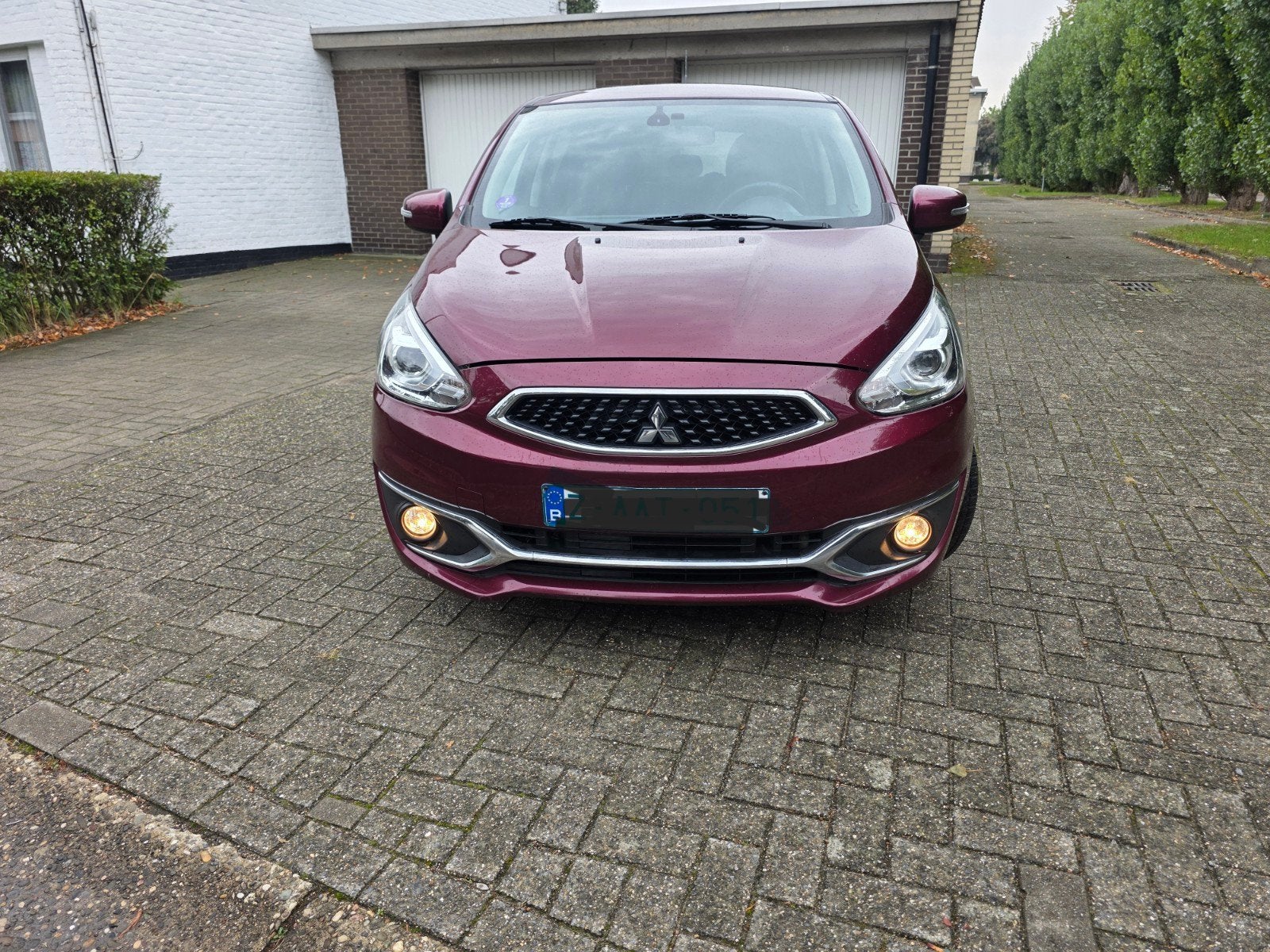 Mitsubishi Space Star 1.2i Benzine 2018 blanco gekeurd, Auto's, Dealer onderhouden, Leder, 5 deurs, Particulier