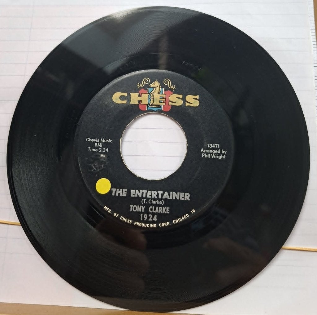 Popcorn Groove/Tony Clarke - De entertainer, Gebruikt, Originele persing, 7 inch, Ophalen of Verzenden
