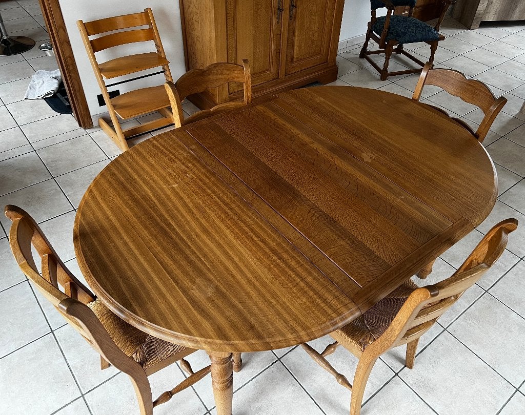 SALLE À MANGER GILSON – ENSEMBLE COMPLET, SALLE À MANGER GILSON – ENSEMBLE COMPLET, Comme neuf, Enlèvement, 6 à 8 chaises