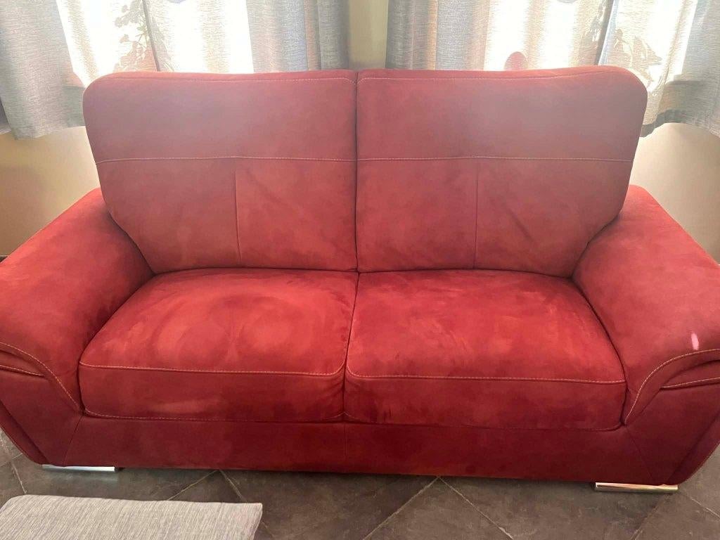 Divan en alcantara 2,10 m, Trois personnes, Moins de 75 cm, 200 à 250 cm, Enlèvement