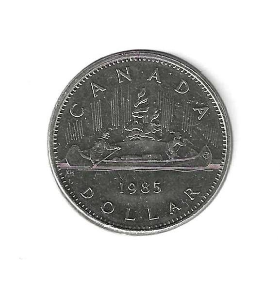 Canada, 1 Dollar 1985., Enlèvement ou Envoi, Amérique du Nord, Monnaie en vrac