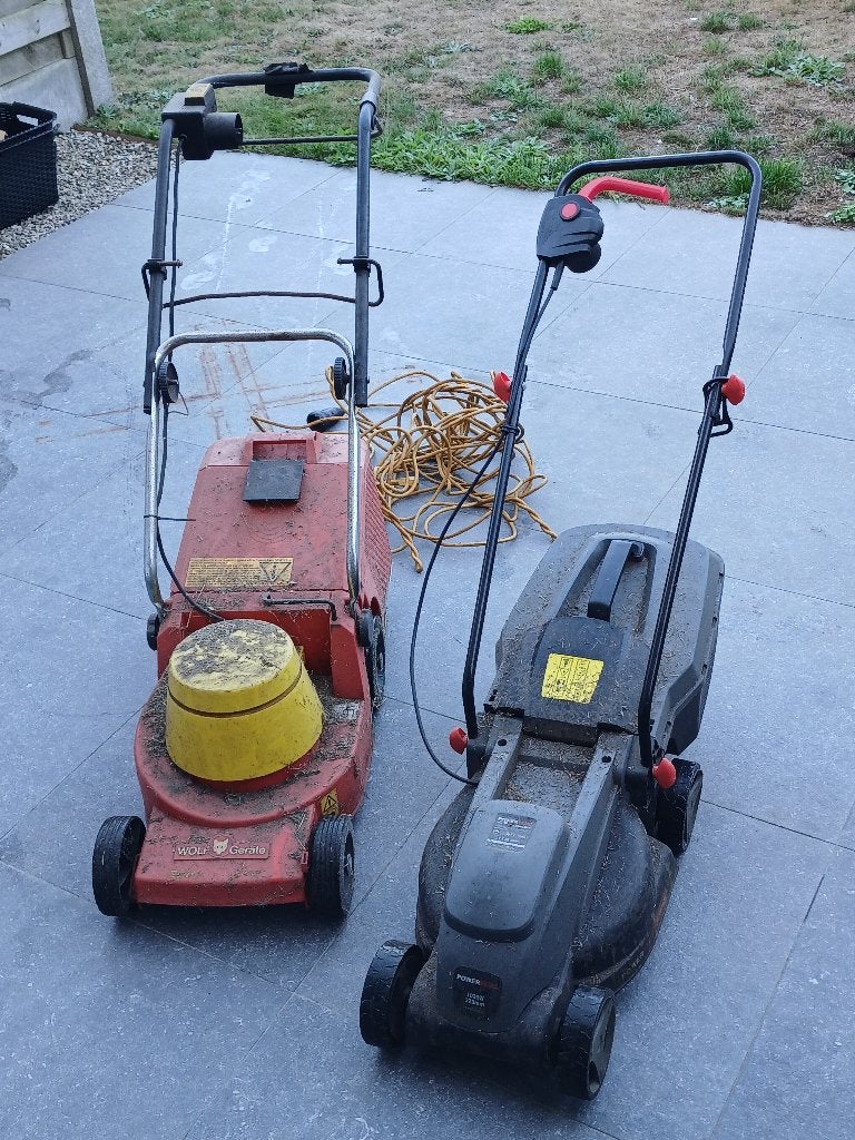 Grasmaaier, Tuin en Terras, Ophalen, Gebruikt, Elektrische grasmaaier, Opvangbak