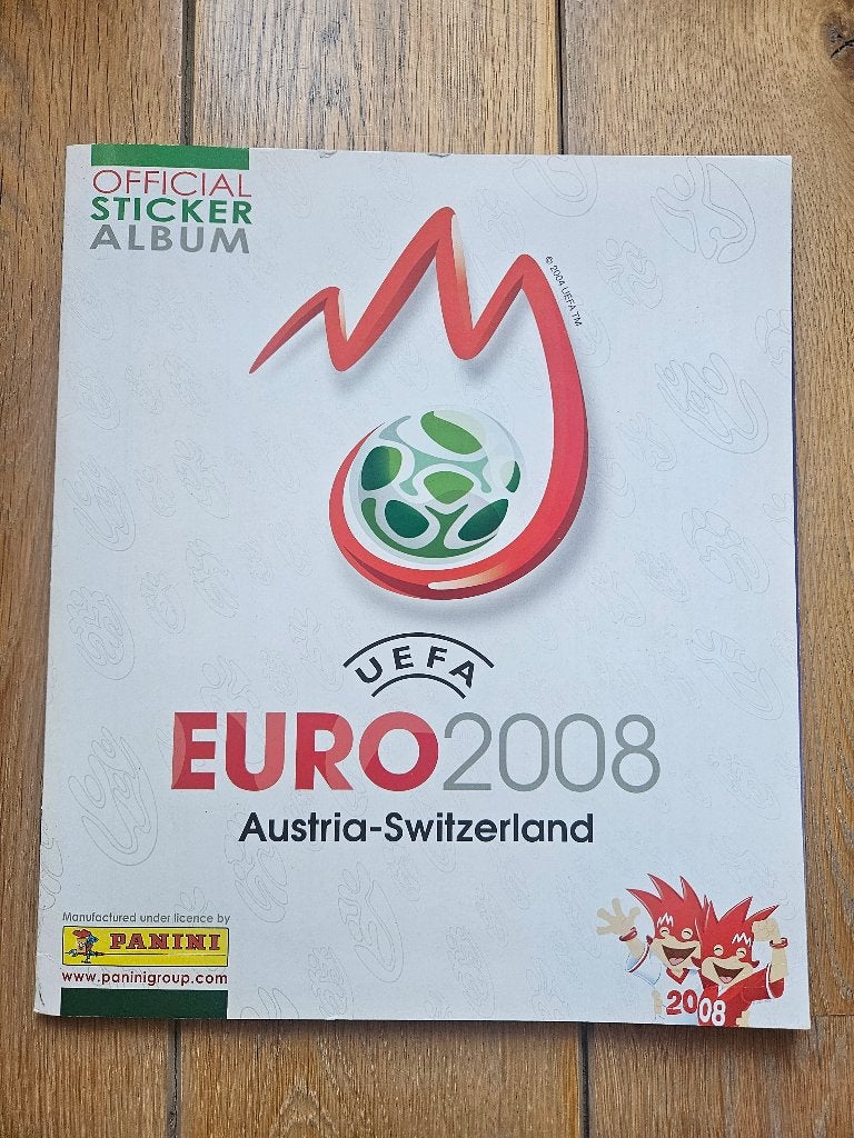 PANINI Euro 2008 album volledig, Verzamelen, Ophalen of Verzenden, Zo goed als nieuw, Speelkaart(en)