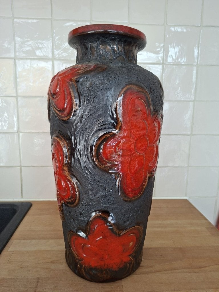 Vase Fat Lava, Carstens Tönnieshof, design Heinz Siery, 60s, Antiquités & Art, Enlèvement ou Envoi
