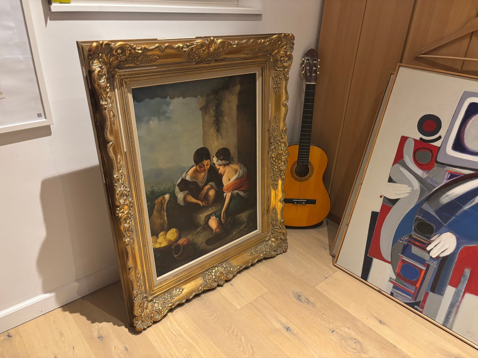 Schilderij, Enlèvement, Classique, Signé, Portrait ou Personnes