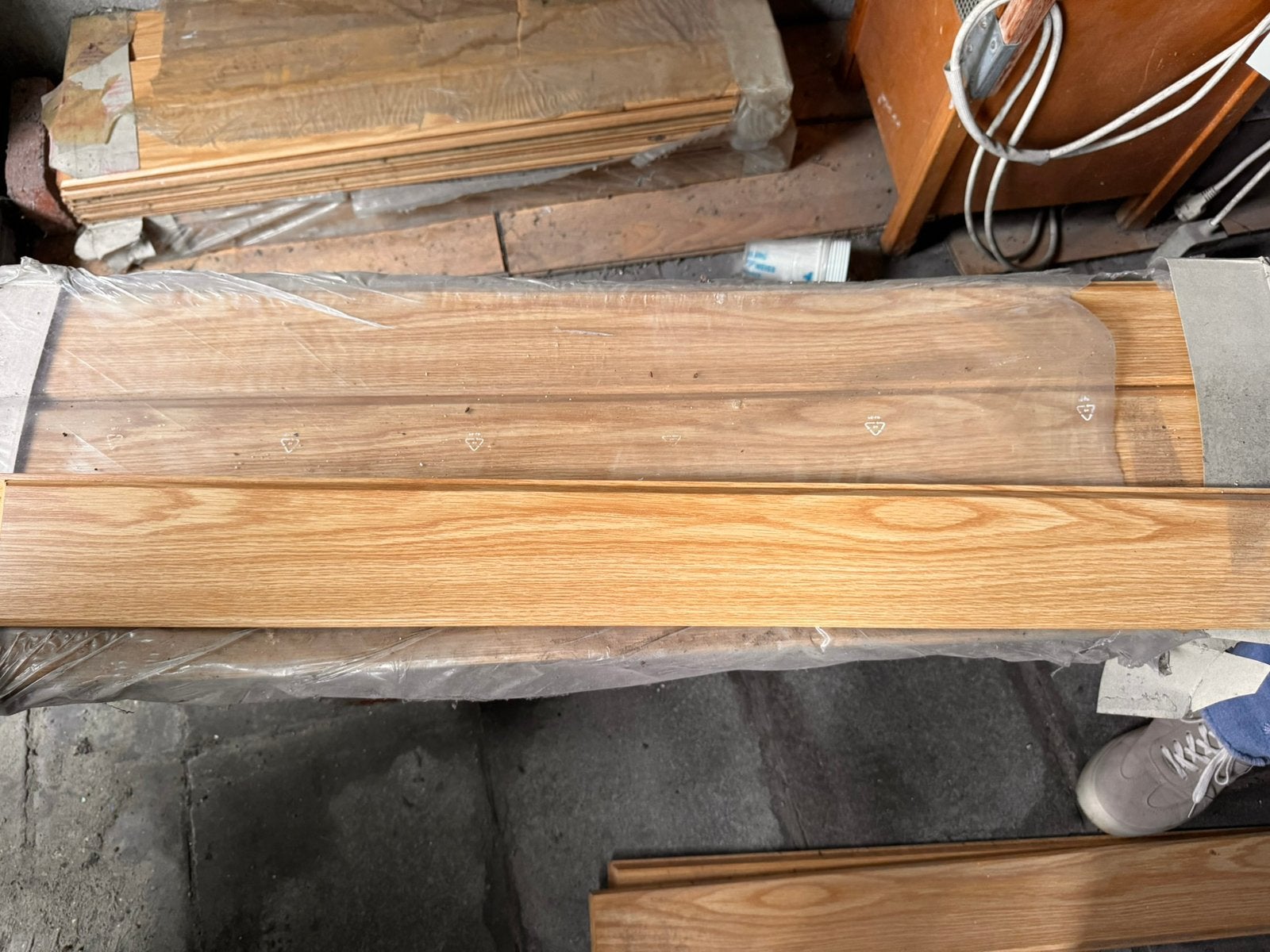 Lot planchetten voor vloer/muur, Doe-het-zelf en Bouw, Ophalen, Zo goed als nieuw