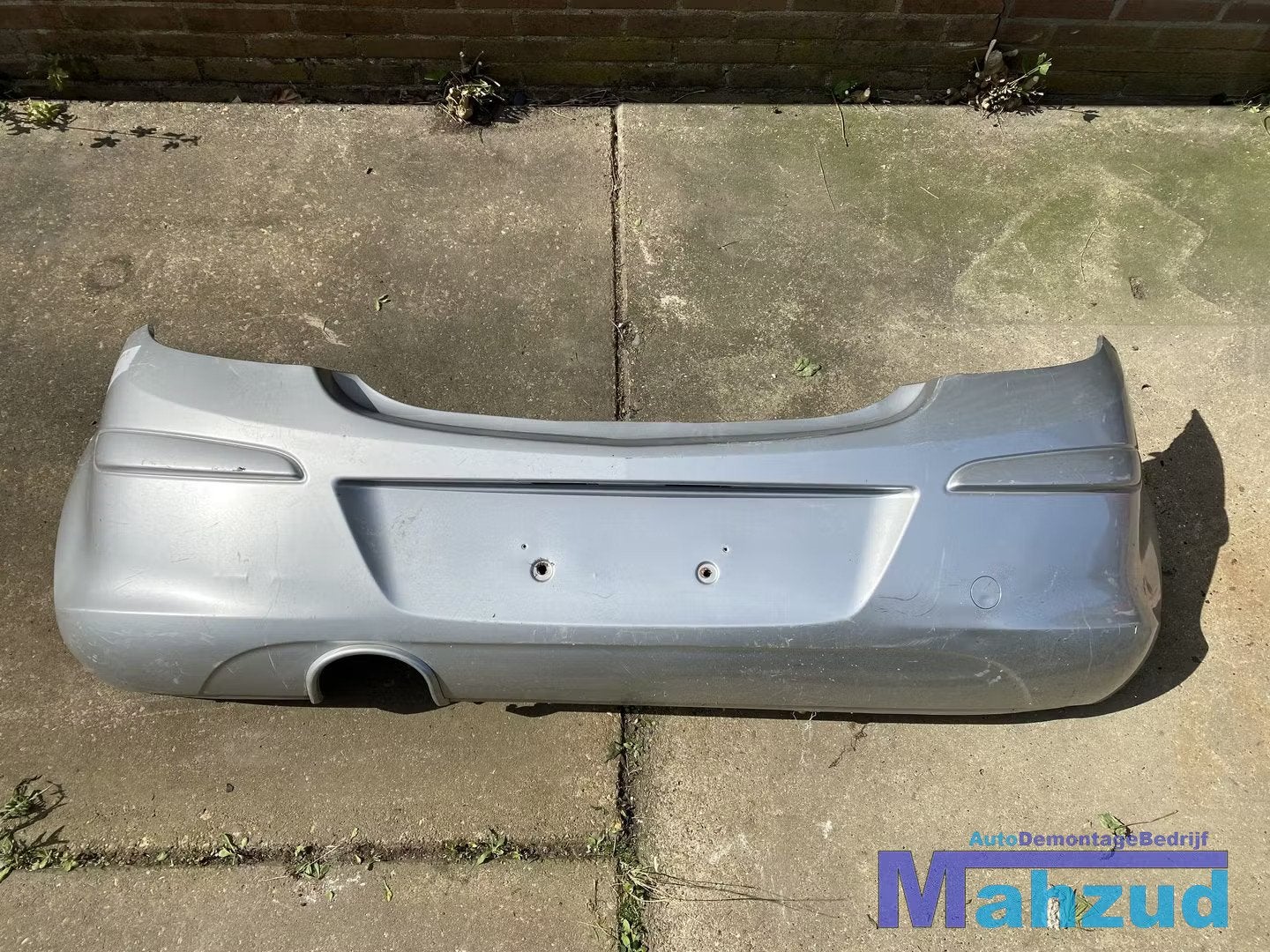 OPEL CORSA D Zilver grijs achterbumper 3 deurs 2006-2014, Gebruikt, Opel Automobile GmbH, Kontakt@opel-infoservice.de, Achter