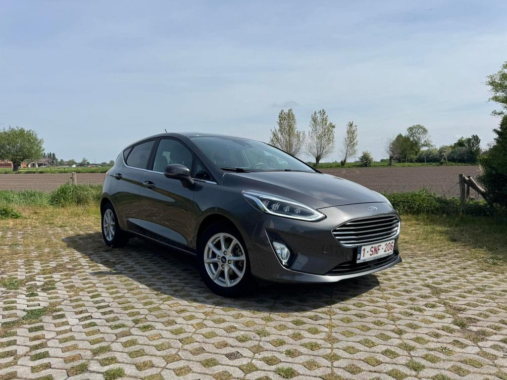 Ford Fiesta Titanium full option (mild hybride 125pk), Auto's, Voorwielaandrijving, Stof, 5 deurs, 1000 cc