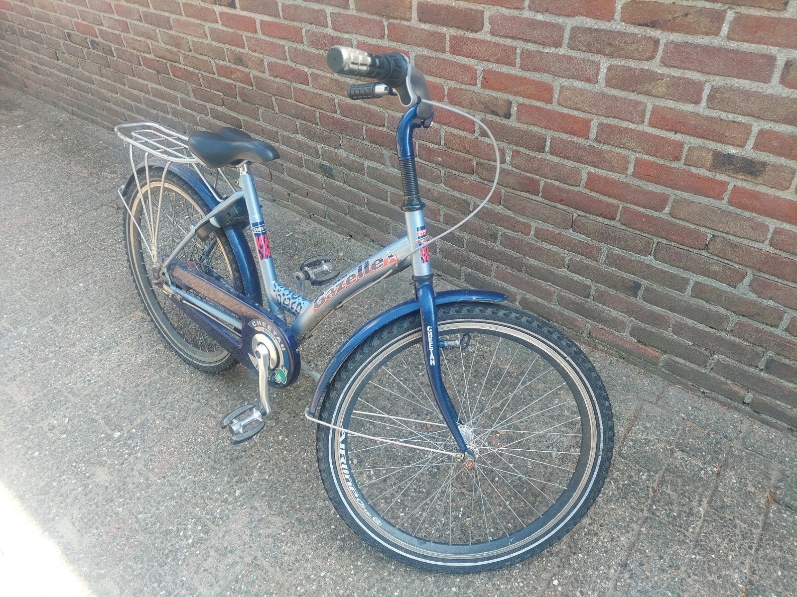 Gazelle meisjesfiets 24 inch, Fietsen en Brommers, Ophalen, Terugtraprem, Versnellingen, Gazelle