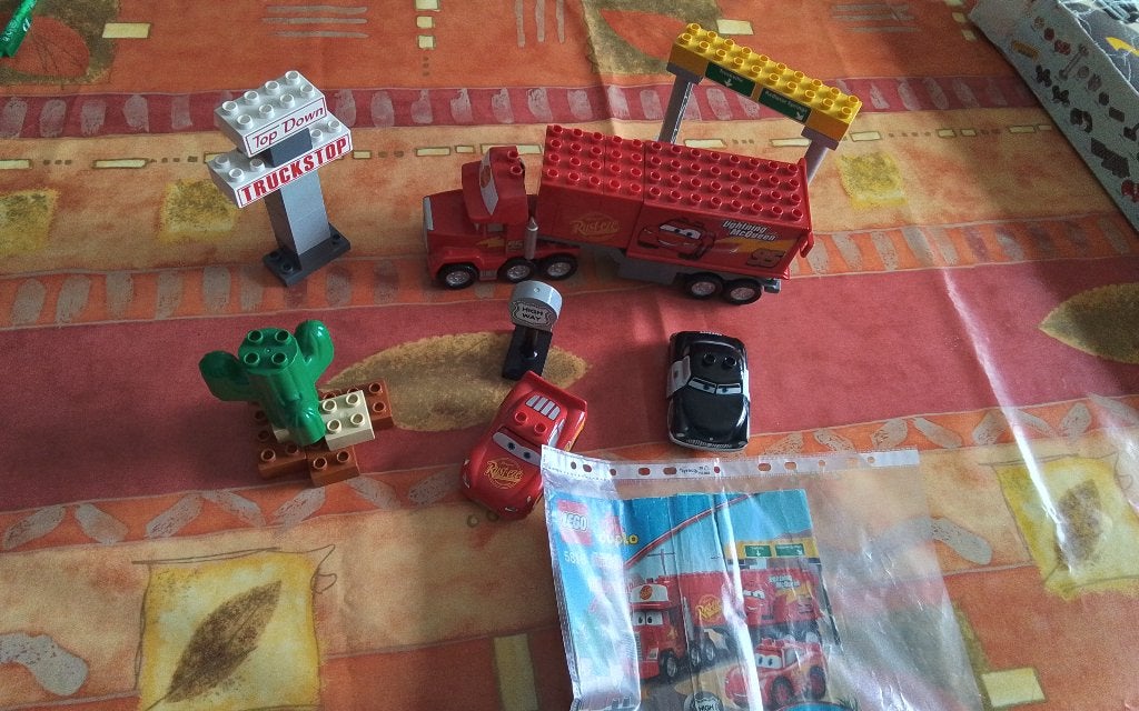 voitures Lego Duplo, Enlèvement ou Envoi, Lego, Ensemble complet, Utilisé