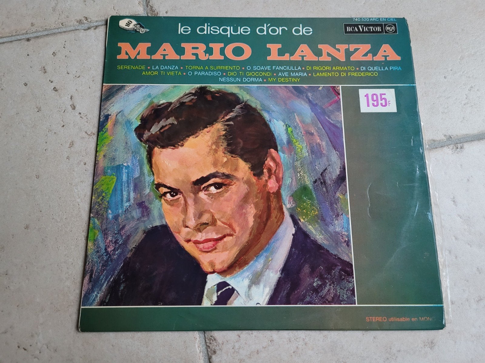 Vinyl Le disque d'or de Mario Lanza, Enlèvement ou Envoi, Utilisé