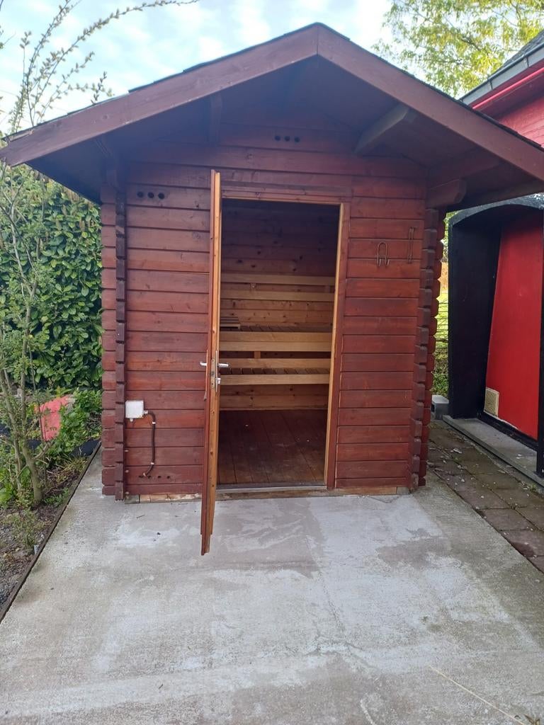 Buitensauna  binnensauna en infra rood cabines, Verzenden