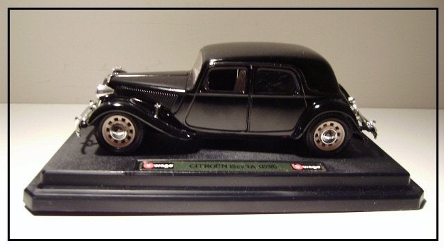 CITROËN 15 CV TA 1938 : DIE CAST METAL van BURAGO cod.1501, Hobby & Loisirs créatifs, Enlèvement, Neuf, Voiture, Burago