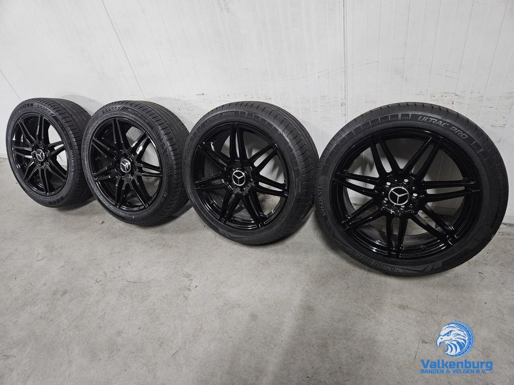 6mm! Mercedes Vito V-klasse W447 19 inch zwarte velgen TPMS, 19 inch, -, -, Banden en Velgen