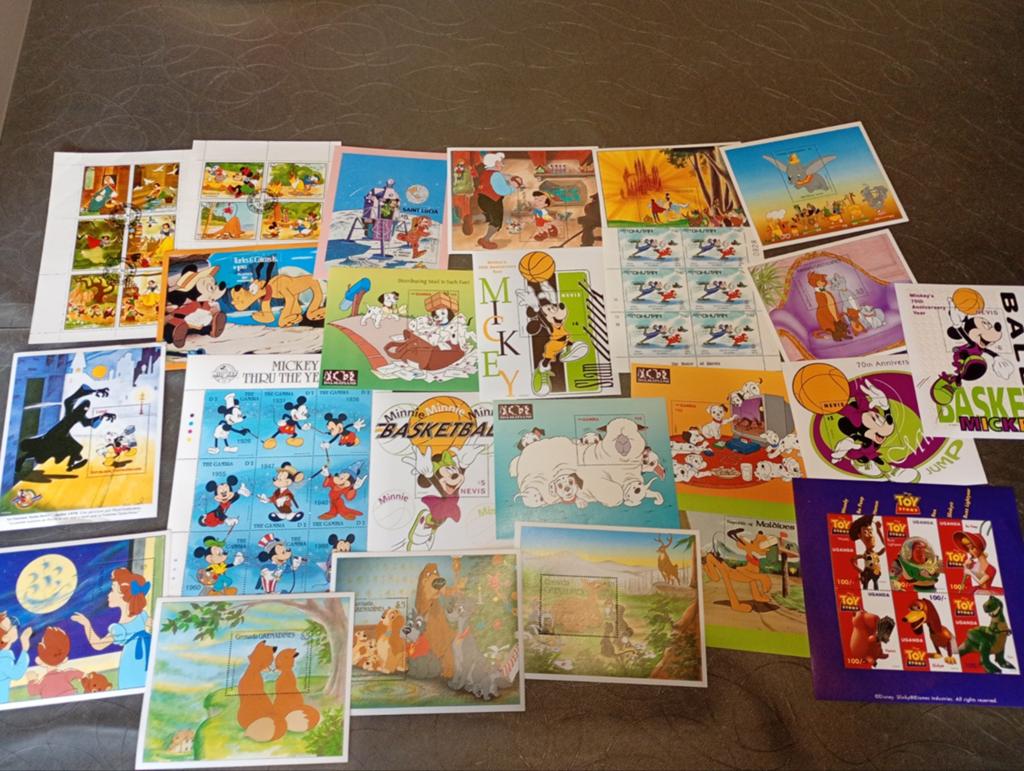 I9) blokken postfris thema Disney en tekenfilms, Postzegels en Munten, Ophalen of Verzenden