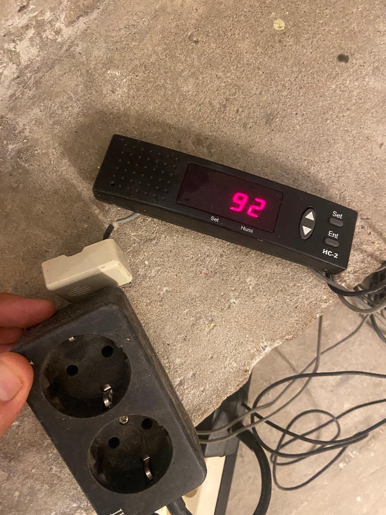 Thermostaat met hydrometer, Dieren en Toebehoren, Ophalen, Gebruikt