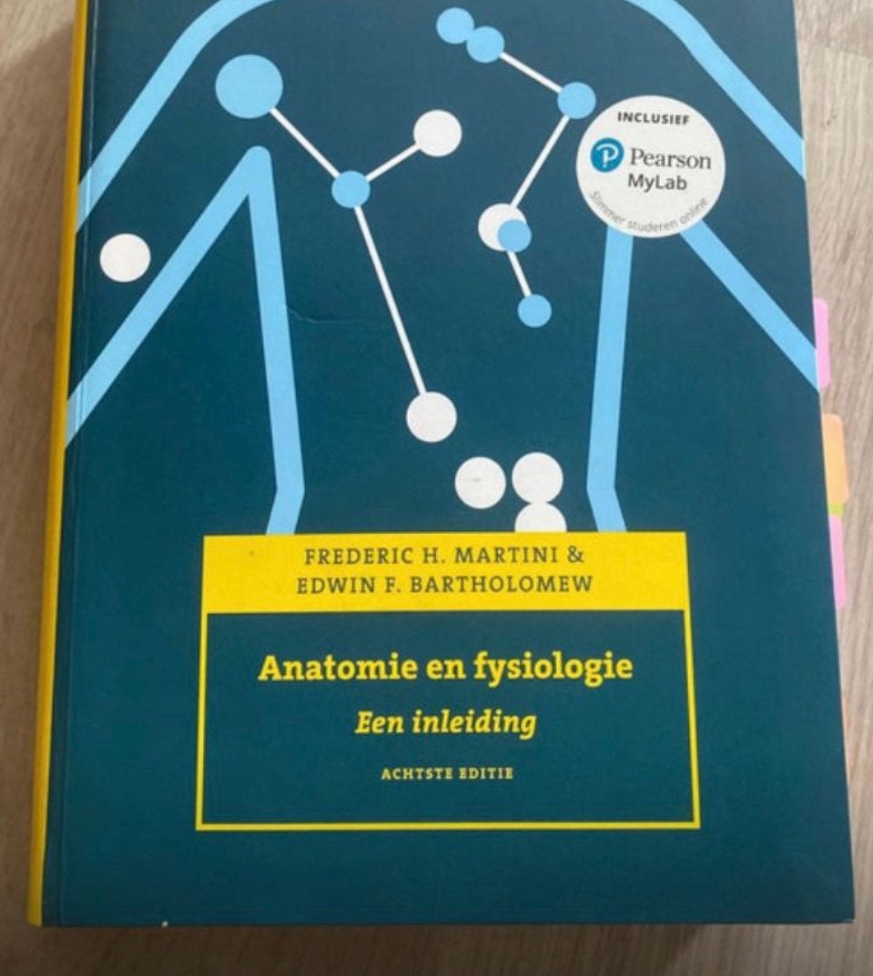 Anatomie en fysiologie, 8e editie met MyLab NL, Enlèvement ou Envoi, Néerlandais, Frederic H. Martini; Edwin F. Bartholomew