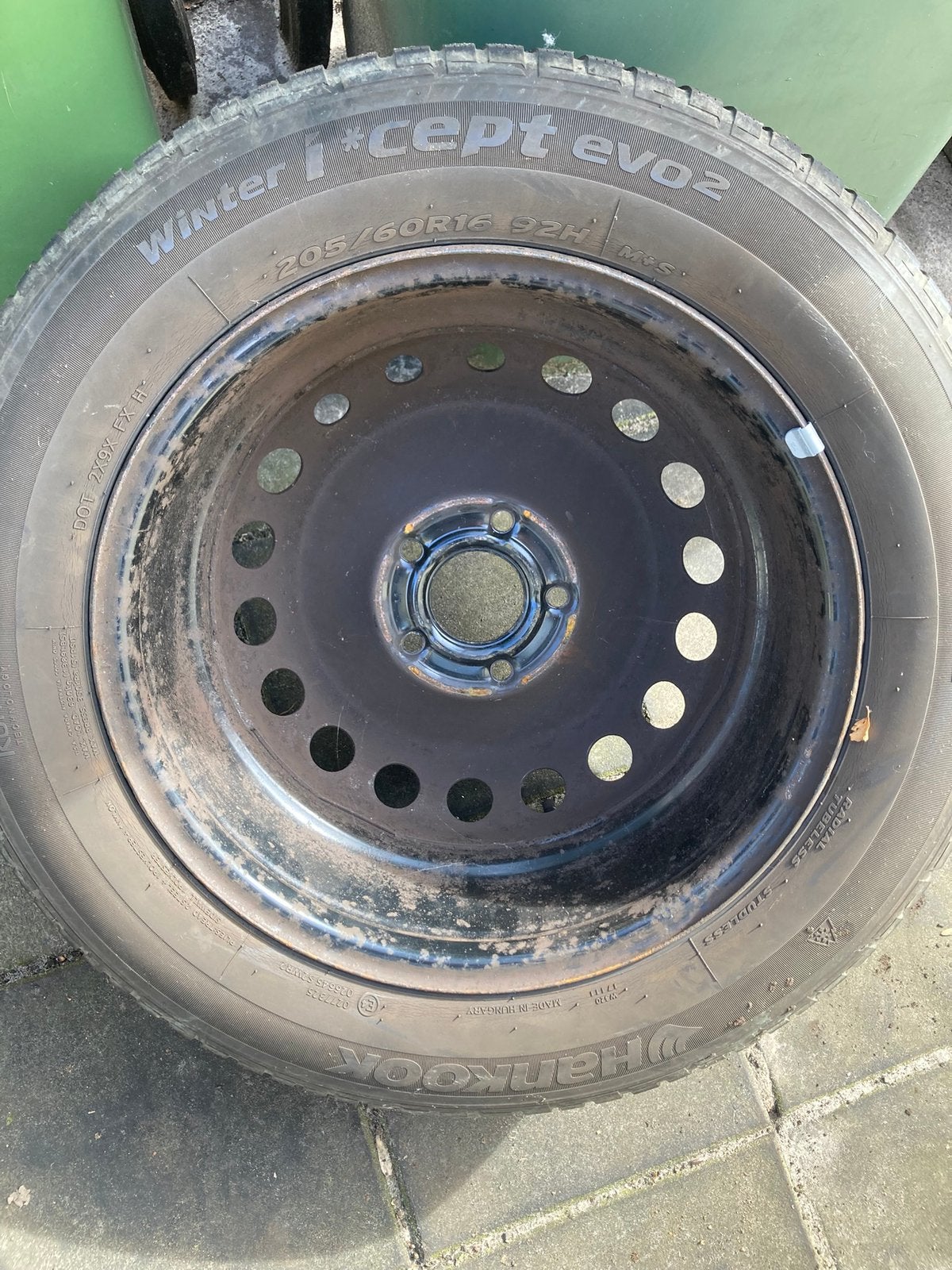 Reservewiel met prima Hankook band 205/60R16 92H, Ophalen