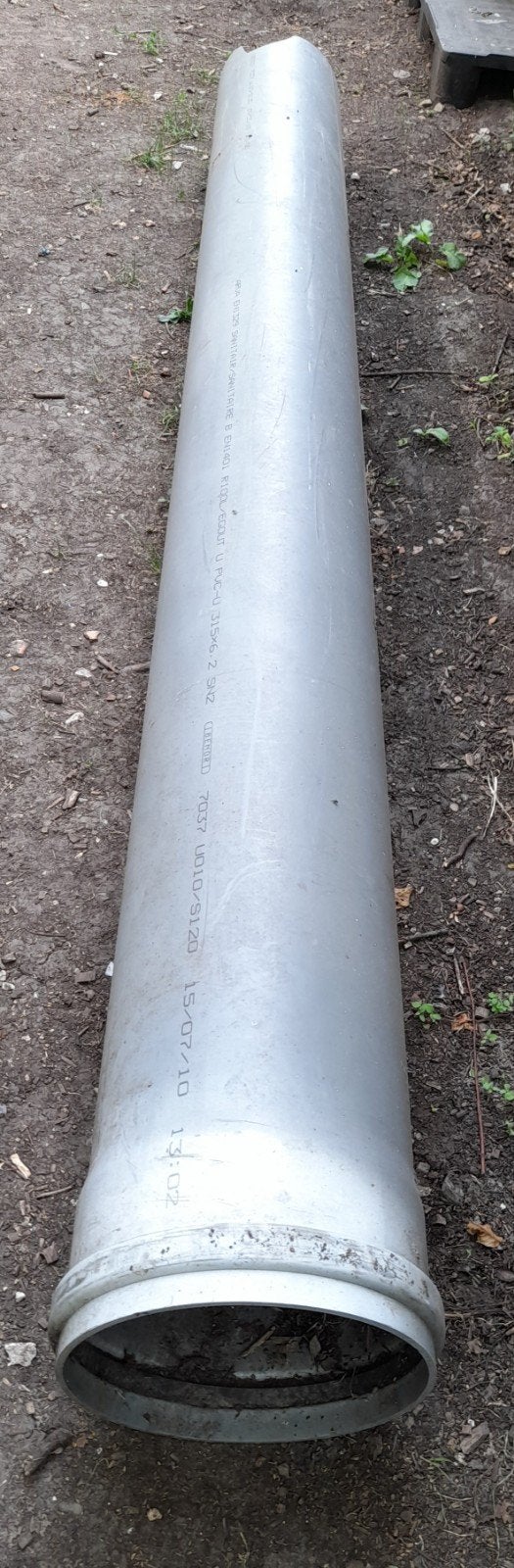 Pvc buizen, Ophalen, PVC