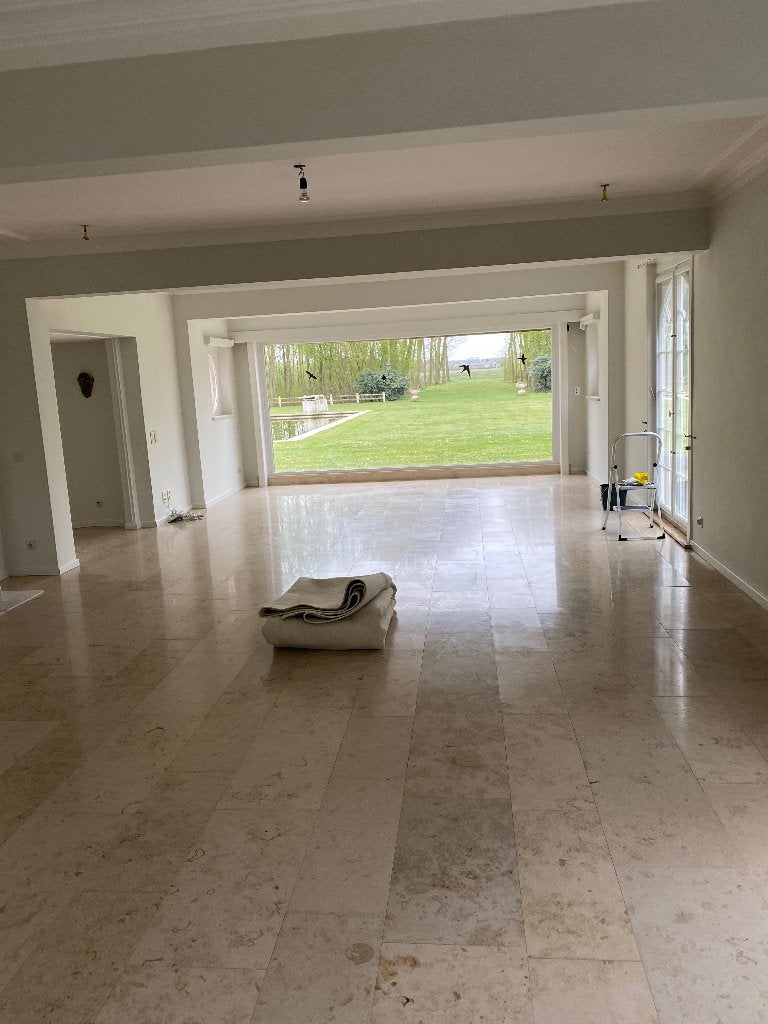 Partij natuursteen +- 55 m2, Utilisé, Autres types, 10 m²² ou plus, Enlèvement