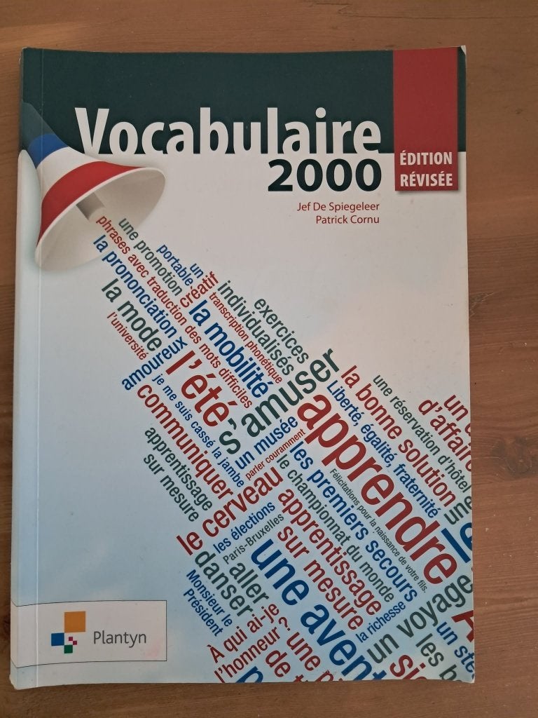 Boek Frans Vocabulaire 2000, Livres, Enlèvement, Utilisé, Français, Plantyn