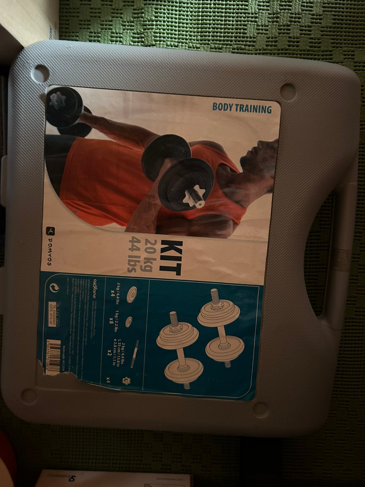 Halterset, Sport en Fitness, Ophalen, Zo goed als nieuw, Halterset