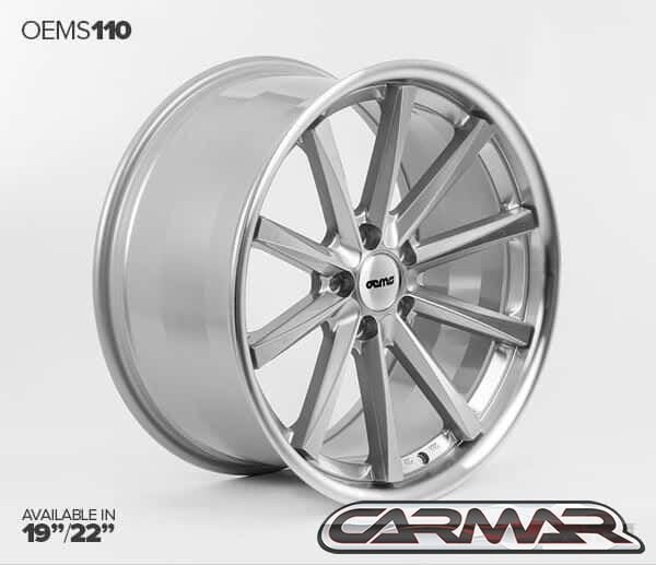 22'' OEMS 110 - Wheels Set voor BMW X5 zilver/machined, Auto-onderdelen, Velg(en), -, -, Nieuw