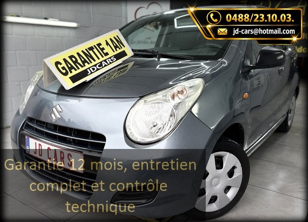 SUZUKI ALTO 1.0 ESSENCE‼️GARANTIE 1 AN CTOK ‼️, Auto's, Voorwielaandrijving, Stof, 50 kW, Zwart