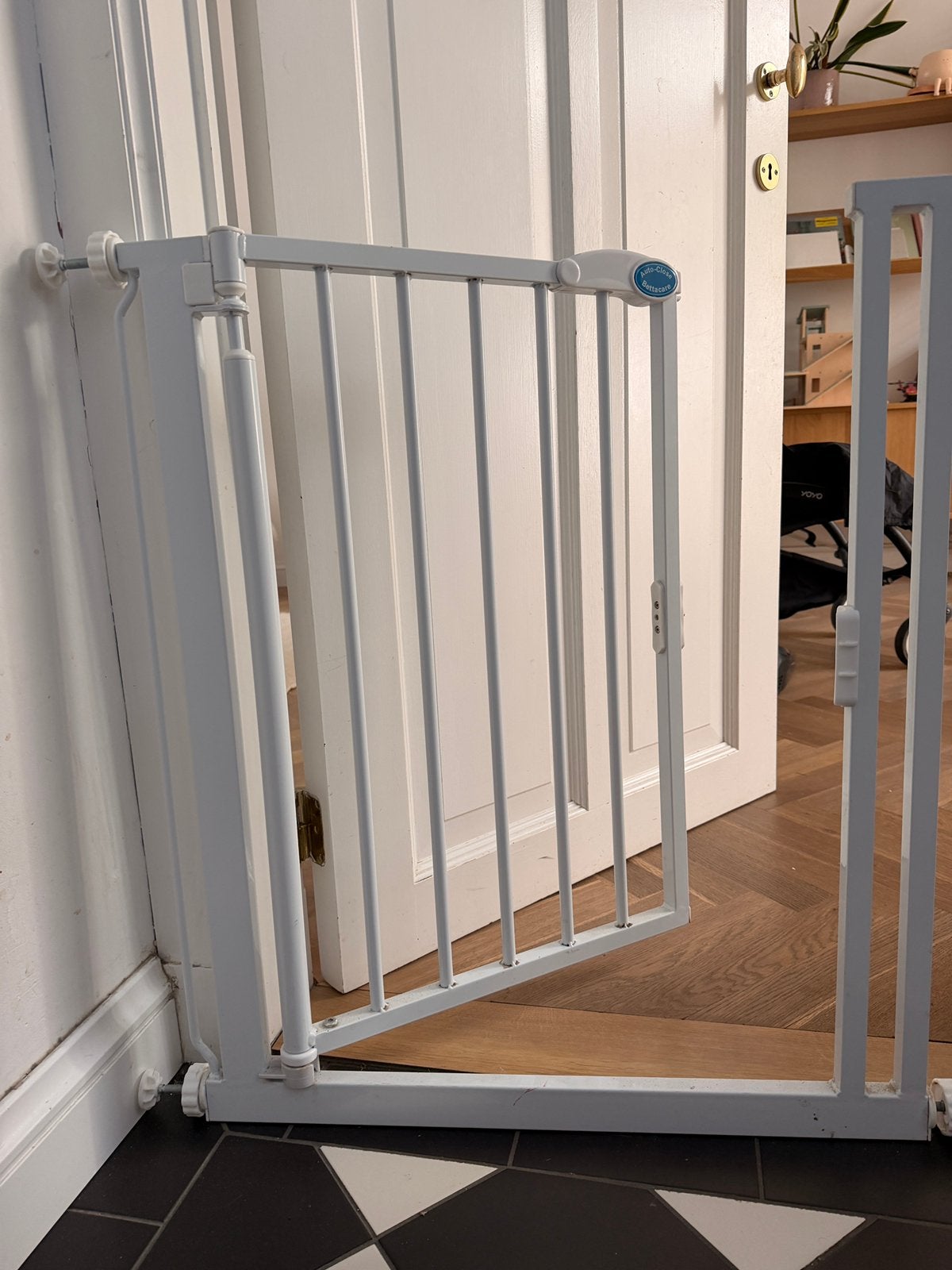 traphekje 68-80 cm, automatische sluiting, Kinderen en Baby's, Ophalen, Zo goed als nieuw