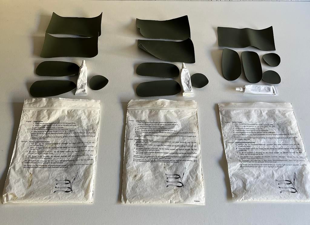 Herstelkitjes voor waadpak/lieslaarzen/… (merk Ocean), Ophalen of Verzenden