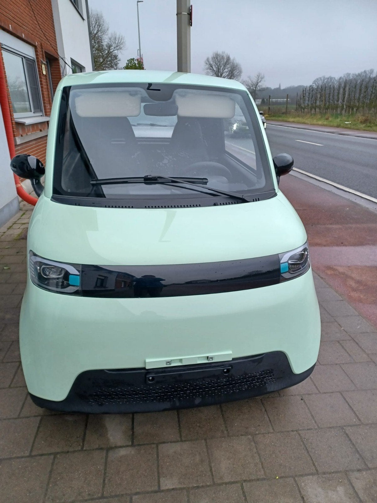 brommobiel pastel groen 45km/u, Diversen, Brommobielen en Scootmobielen, Zo goed als nieuw, 16 km/u of meer, 46 km of meer, Ophalen