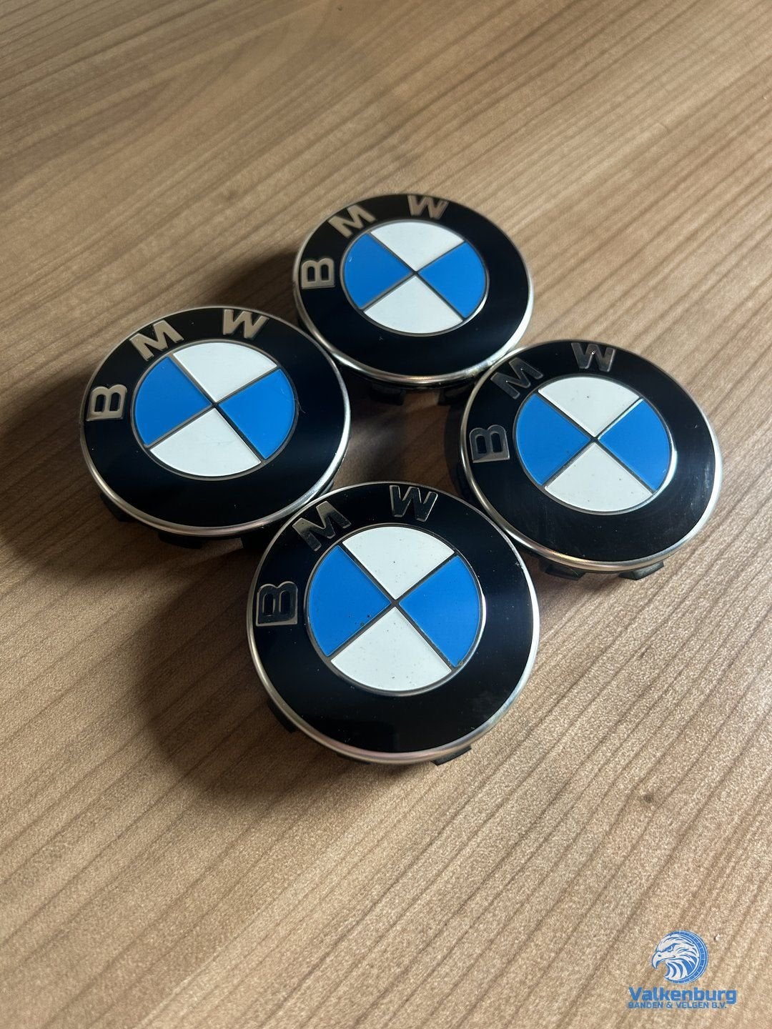 ORIGINELE BMW naafkap naafdop set zwart KLEIN, -, -, Utilisé, -